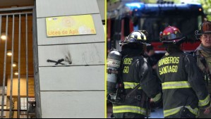 Amago de incendio obliga a suspender las clases en el Liceo de Aplicación: Bomberos encontró elementos asociados al fuego