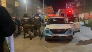 Disparan contra Carabineros durante fiscalización y se inicia intercambio de tiros: vehículo terminó con seis impactos