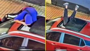 'Final feliz': Alcalde de Antofagasta publicó video donde delincuente quedó en incómoda posición tras intentar robar auto
