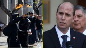 'No son manifestantes, son delincuentes violentos': Ministro de Seguridad y desmanes en Romería al Cementerio General