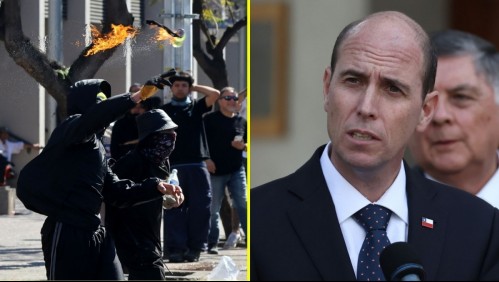 'No son manifestantes, son delincuentes violentos': Ministro de Seguridad y desmanes en Romería al Cementerio General
