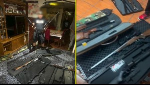 Operación 'La Cacería': PDI detiene a cuatro sujetos vinculados a banda investigada por robo de armas en Colina