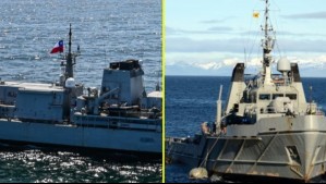 Almirante Cochrane y Galvarino: Los dos barcos chilenos que se movilizaron para vigilar a la flota extranjera
