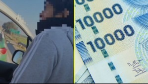 'Para que desayunen': Detienen a conductor tras intentar sobornar con $10 mil a Carabineros en Pudahuel