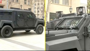 Resisten disparos de fusil de guerra: Así son los vehículos blindados que fueron entregados a la PDI