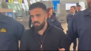 Martín de los Santos ya está en Chile: Llegó custodiado por funcionarios de la PDI