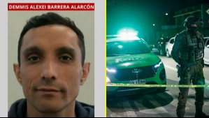 Detienen a uno de los prófugos del homicidio del cabo Alejandro Ortiz en Renca: Sujeto posee amplio prontuario policial
