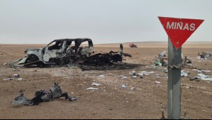 Explosión de camioneta tras activar mina antitanque en la frontera: Investigan posible tráfico de cátodos de cobre
