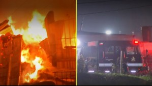 Incendio afecta campamento en Maipú: 8 caballerizas y 2 viviendas resultaron destruidas