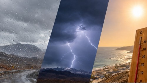 Lluvias, tormentas eléctricas y calor: Emiten nuevos avisos meteorológicos para estas Fiestas Patrias en el norte de Chile