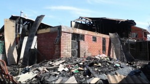Incendio afecta a dos viviendas en Rancagua y deja un fallecido
