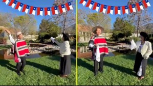 Vestido de huaso y con pañuelo: Embajador de Japón bailó cueca para celebrar las Fiestas Patrias