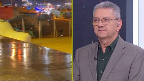 Goterones y viento: Lluvia sorprende a La Pampilla y Jaime Leyton anticipa más precipitaciones