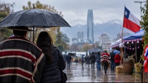 Centro meteorológico noruego revela montos de lluvias que podrían afectar a Santiago en Fiestas Patrias
