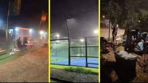 Videos muestran la intensidad del viento y la destrucción que interrumpieron las celebraciones de Fiestas Patrias en el norte