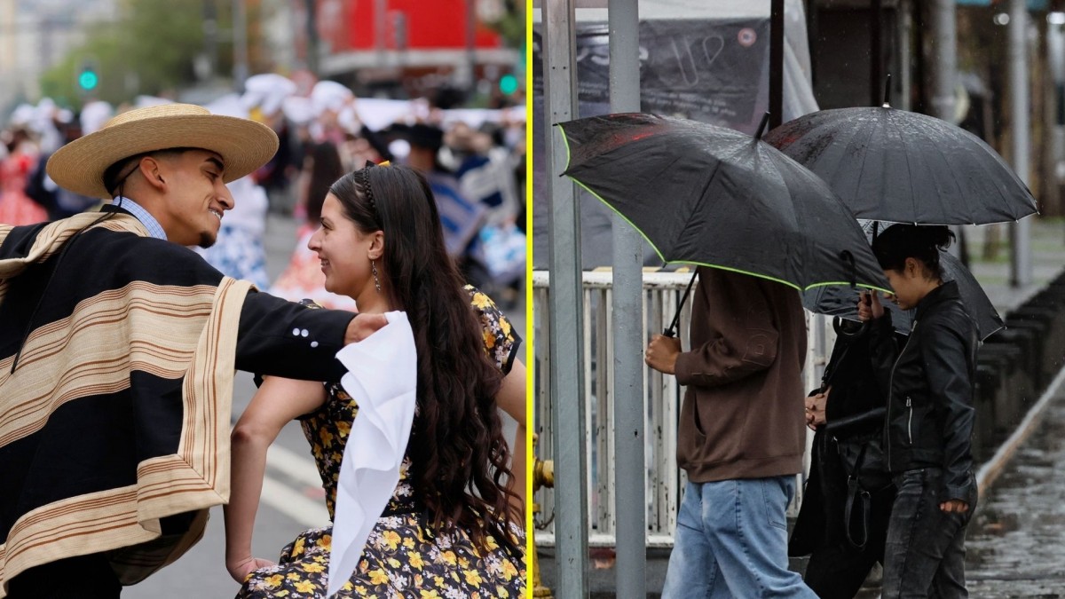 Lluvias no darán tregua en Fiestas Patrias: Meteorología emite avisos de hasta 55 mm de precipitaciones en sectores de 6 regiones