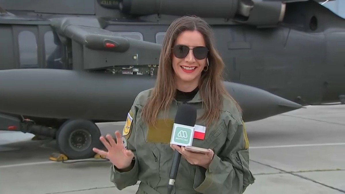 Así fue el vuelo de Meganoticias en un Black Hawk de la Fuerza Aérea durante la Parada Militar