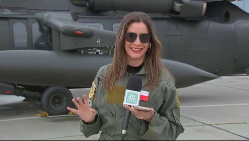 Así fue el vuelo de Meganoticias en un Black Hawk de la Fuerza Aérea durante la Parada Militar