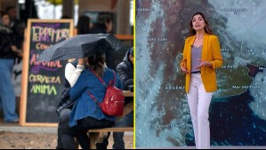 Lluvia llega antes de lo esperado a Santiago: Meteoróloga de Mega pronostica la hora en que aumentarán las precipitaciones