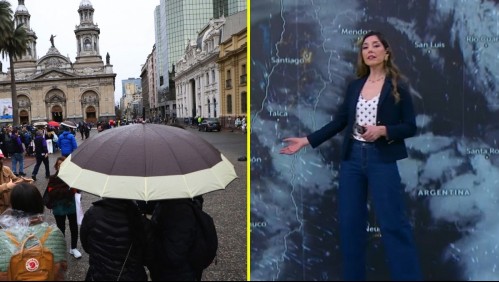 'Esto está avanzando muy rápido': Meteoróloga de Megatiempo detalla a qué hora se intensificarían las lluvias en Santiago
