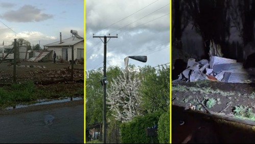 Reportan daños por tornado en Longaví: una vivienda y una bodega resultaron afectadas