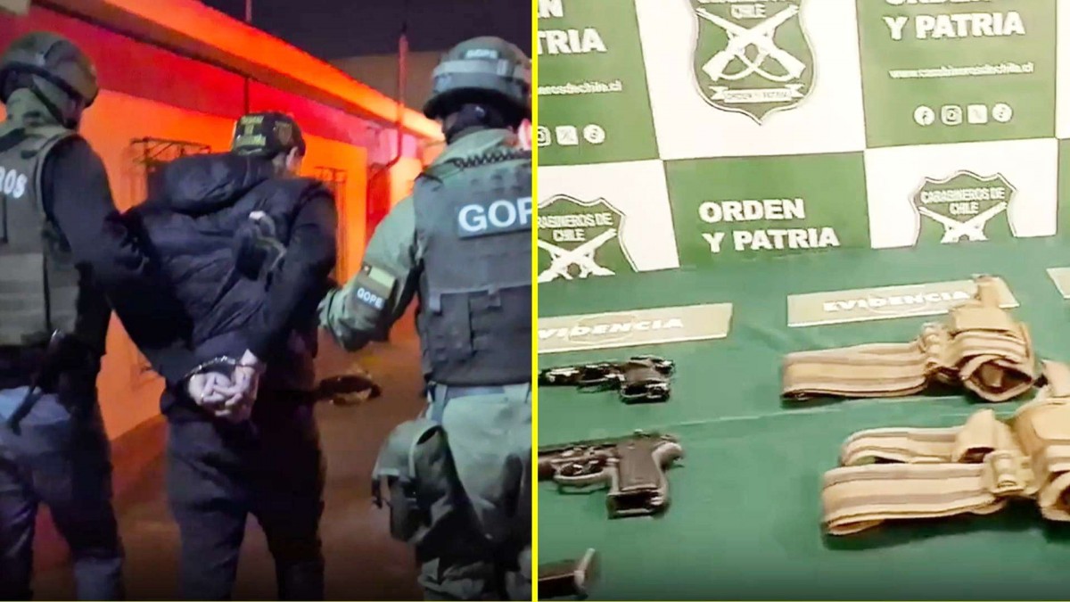 Detienen a cantante urbano por presuntas amenazas de muerte y delito sexual en Coquimbo: Le incautaron pistolas y municiones