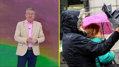 'Derechamente destructiva': Jaime Leyton advierte por río atmosférico categoría 4 que dejará fuertes lluvias de hasta 140 mm