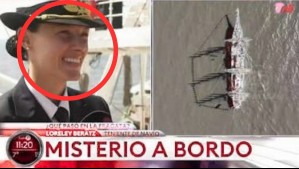 'Falla en la Matrix': Una tripulante de la Fragata Libertad 'desapareció' en pleno vivo y el video es furor en redes
