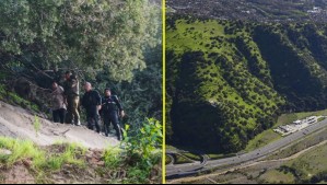 Fue fiscalizado, presentó documentación falsa, se escapó por un cerro e igualmente lo detuvieron: Tenía antecedentes previos