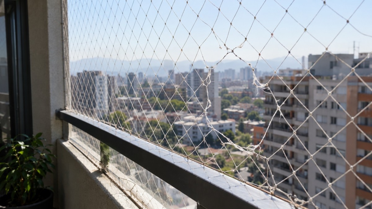 ¿Cada cuánto hay que cambiar las mallas de seguridad de los balcones?