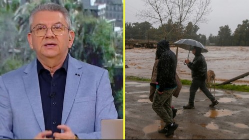 'Descargas enormes de agua': Jaime Leyton y su pronóstico por río atmosférico grado 4 en el sur del país