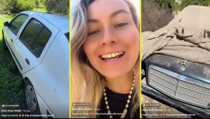 'Si alguien quiere un auto, miren': joven expuso en TikTok los tres Mercedes Benz y dos Renault que su papá tiene sin arreglar