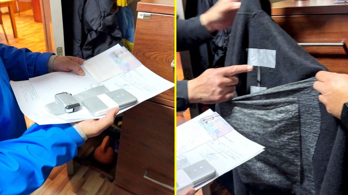 Detectan a hombre copiando en examen para obtener licencia de conducir: Video muestra el sofisticado sistema que utilizó
