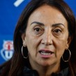 La presidenta de Azul Azul, Cecilia Pérez, cuestionó a Everton tras la suspensión del partido ante la U y rechazó la solicitud de quedarse con la llave completa.