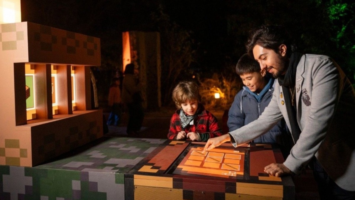 Minecraft Experience: Moonlight Trail: El panorama al aire libre que llega a Santiago inspirado en popular videojuego