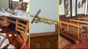 Vecinos y feligreses denuncian quinto robo y vandalización a iglesia Inmaculada Concepción en Cerro Castillo