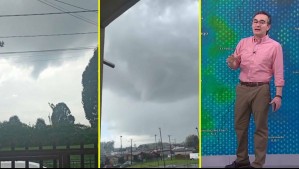 Comunidad Megatiempo reporta 'nube embudo' y granizos en Osorno: Advierten nuevas formaciones tornádicas
