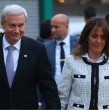 El Presidente José Antonio Kast y la primera dama, María Pía Adriasola, asistieron al velorio del carabinero que murió tras ser baleado durante un procedimiento policial en Lo Espejo.