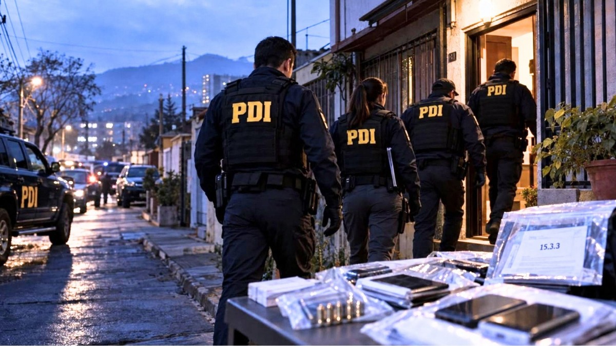 Cómo la PDI y la Fiscalía Sur desarticularon en Chile una célula de la organización criminal más peligrosa de Brasil