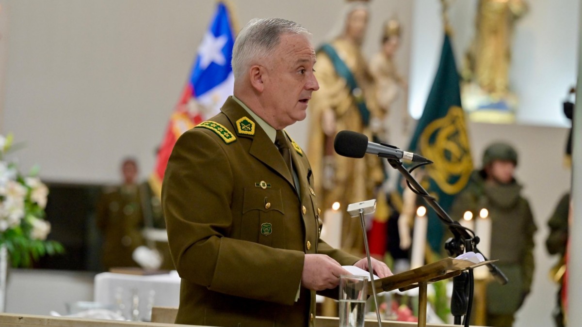 General Araya anuncia ascenso póstumo de Cristopher Aguilera y afirma que se está fortaleciendo el poder de fuego de Carabineros