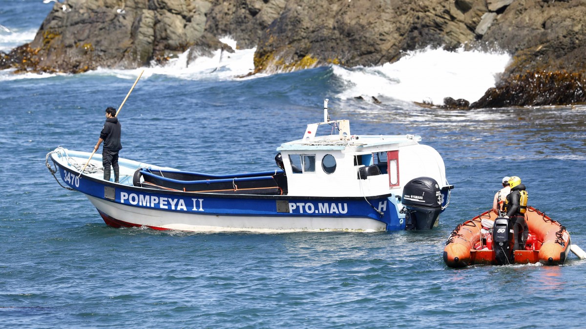 Pescador se encuentra desaparecido tras volcamiento de bote en Talcahuano: Armada mantiene operativo de búsqueda