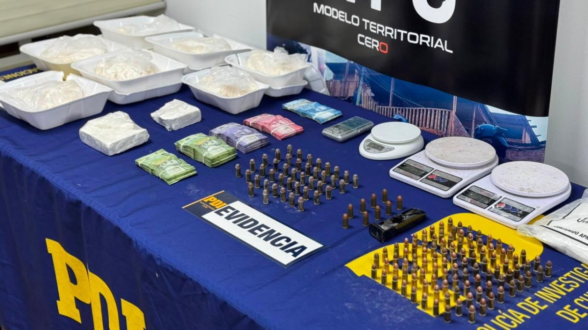 PDI desarticula estructura criminal dedicada al tráfico de drogas en la "Pequeña Caracas"