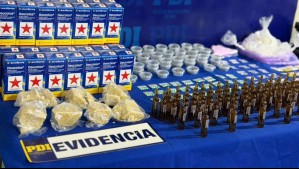 Cae banda de 'Los Tomates' en La Pintana: PDI detuvo a dos de sus cabecillas y les incuató 74 ampollas de fentanilo y otras drogas