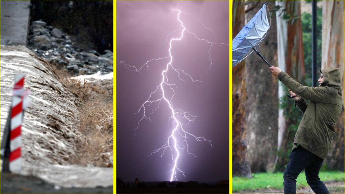 Alerta Temprana Preventiva en la RM: Senapred advierte por tormentas eléctricas, vientos y posibles aluviones en los próximos días