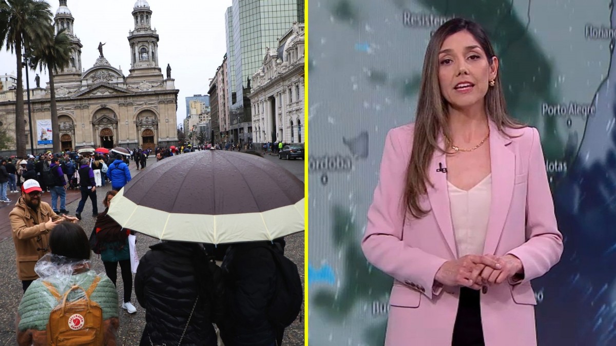 "Estamos hablando de lluvia intensa": Meteoróloga de Megatiempo detalla el día que tendrá mayores precipitaciones en Santiago