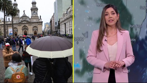 'Estamos hablando de lluvia intensa': Meteoróloga de Megatiempo detalla cuál será el día con mayores precipitaciones en Santiago