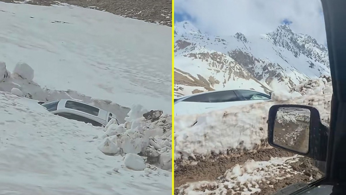 "Histórico": Tiktoker encuentra el auto de "El Chino" a más de dos meses del polémico rescate en Cajón del Maipo