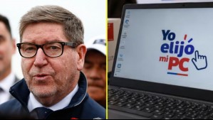 Ministro Mas por salida de 'Yo elijo mi PC' del Presupuesto 2027 para privilegiar otras áreas: 'Tiene que haber dolores'