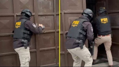 Apocalipsis II: El 'gesto de poder' de Alex Vega, exlíder de Gendarmería, al llegar a su formalización sin chaqueta amarilla