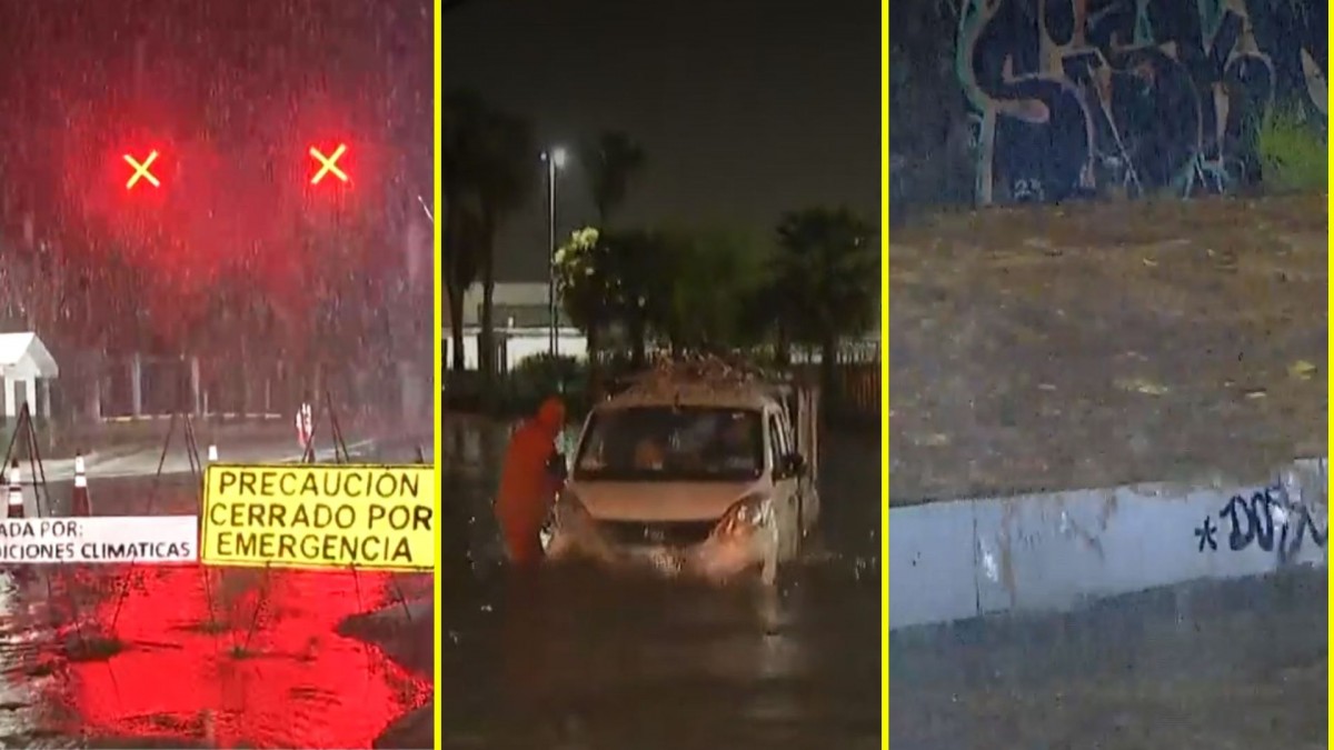 Lluvias no dan tregua en Santiago: Río Mapocho con gran caudal, autos atrapados y nieve en el Cajón del Maipo